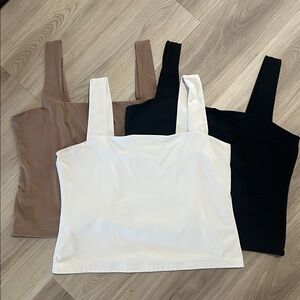 Abercrombie and Fitch Tank Tops in Neutral Tones
